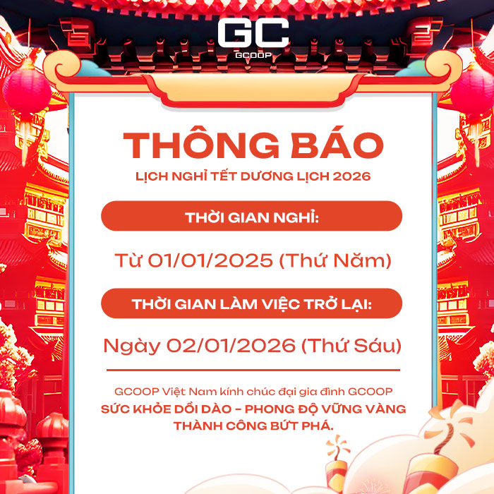 Thông báo lịch nghỉ Tết Dương Lịch năm 2026