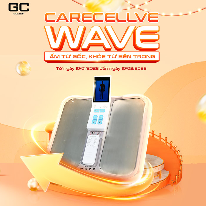 Chương trình khuyến mại CareCellve Wave - Ấm Từ Gốc, Khỏe Từ Bên Trong